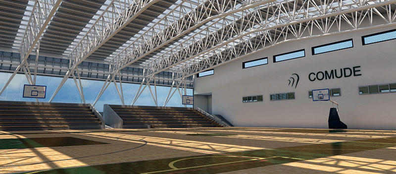 Auditorio León 450 en el Parque Deportivo Enrique Fernández Martínez