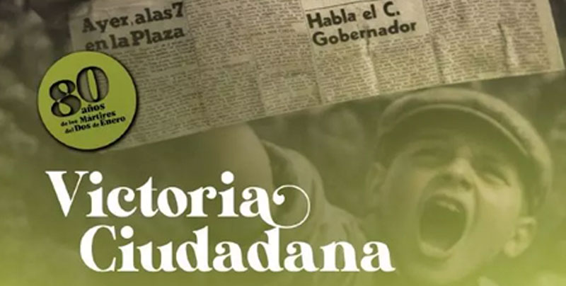 Libro Victoria Ciudadana 80 años de los Mártires del 2 de Enero